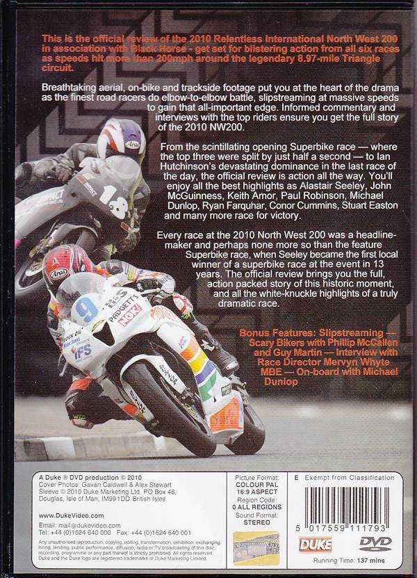 The Official Review of the 2010 International North West 200