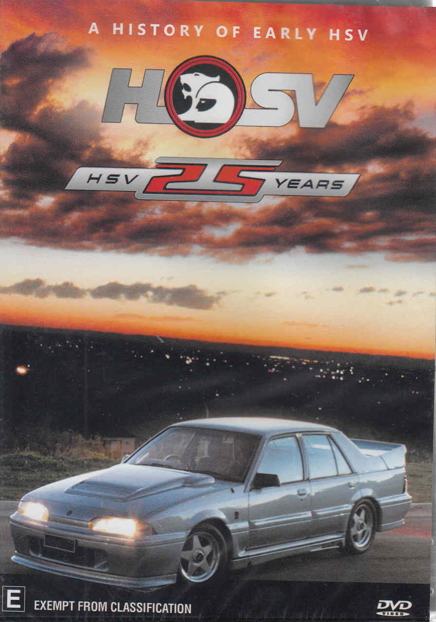 HSV 25 Years: A History Of Early HSV DVD - front