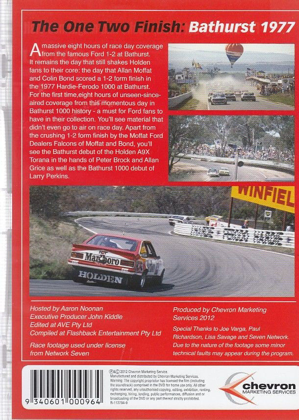 The One-Two Finish: 1977 Hardie Ferodo 1000 Back Cover