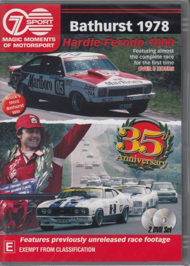 Bathurst 1978 Hardie-Ferodo 1000 2 DVD Set