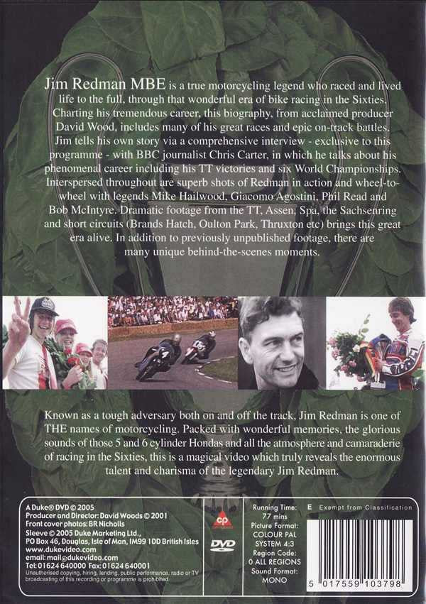 Champion Redman: Profiel of a Legend DVD