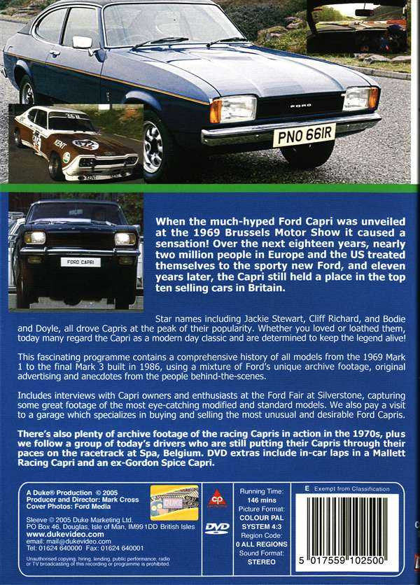 Ford Capri Trend Story DVD
