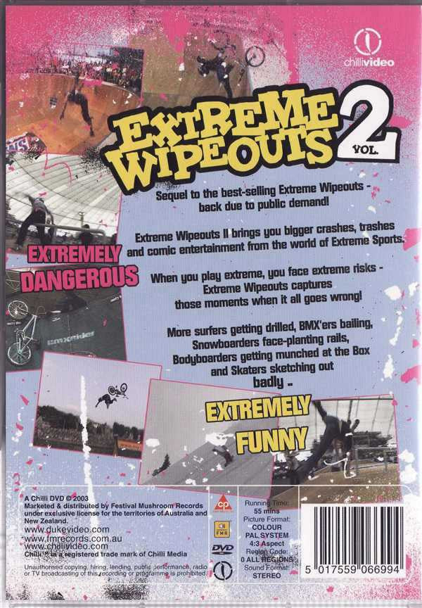 Extreme Wipeouts Vol. 2 DVD