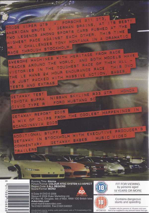 Getaway In Stockholm 6 DVD