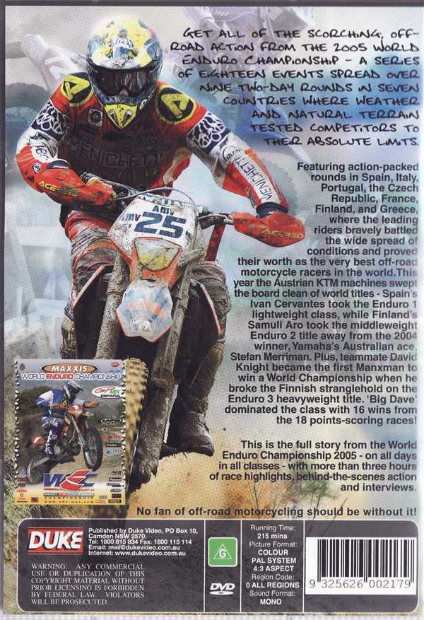 World Enduro Championship 2005 DVD