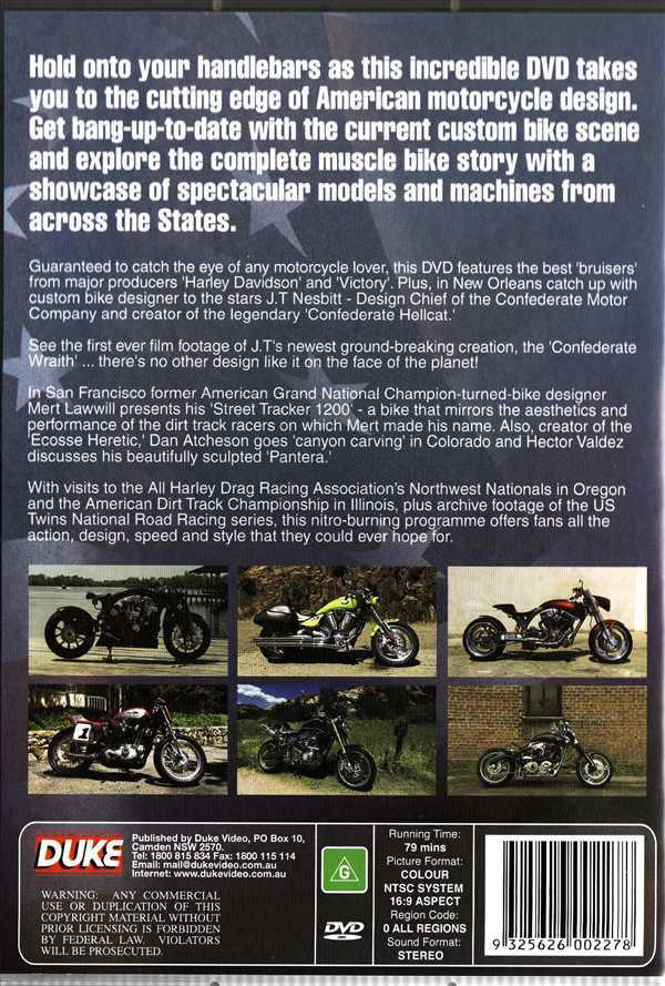 Muscle Bikes: Kings of Raw Power! DVD