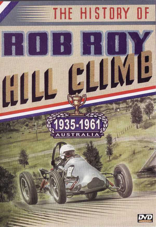 Rob Roy Hill Climb history DVD cover with 1935–1961 Australia text