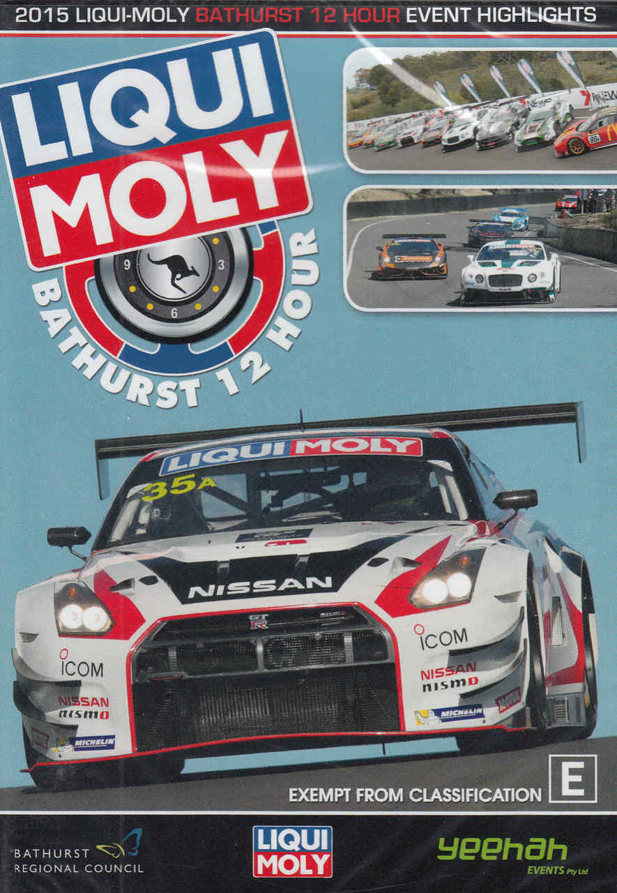 2015 Bathurst 12 Hour Highlights DVD - front