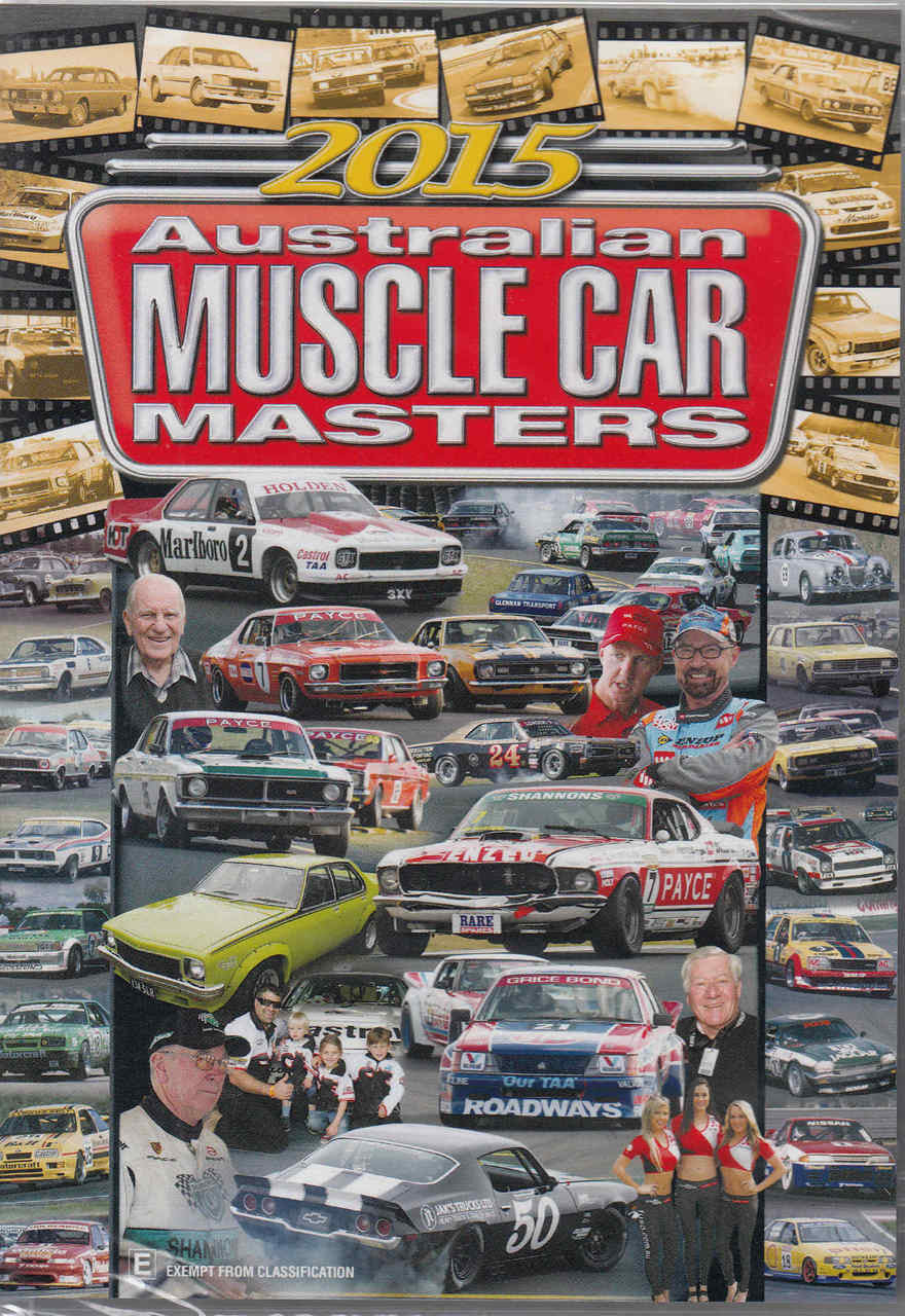 2015 Australian Muscle Car Masters DVD  - front