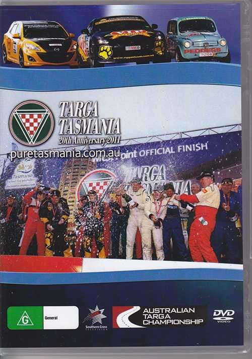 Motorsport DVD cover with podium celebration and three race cars