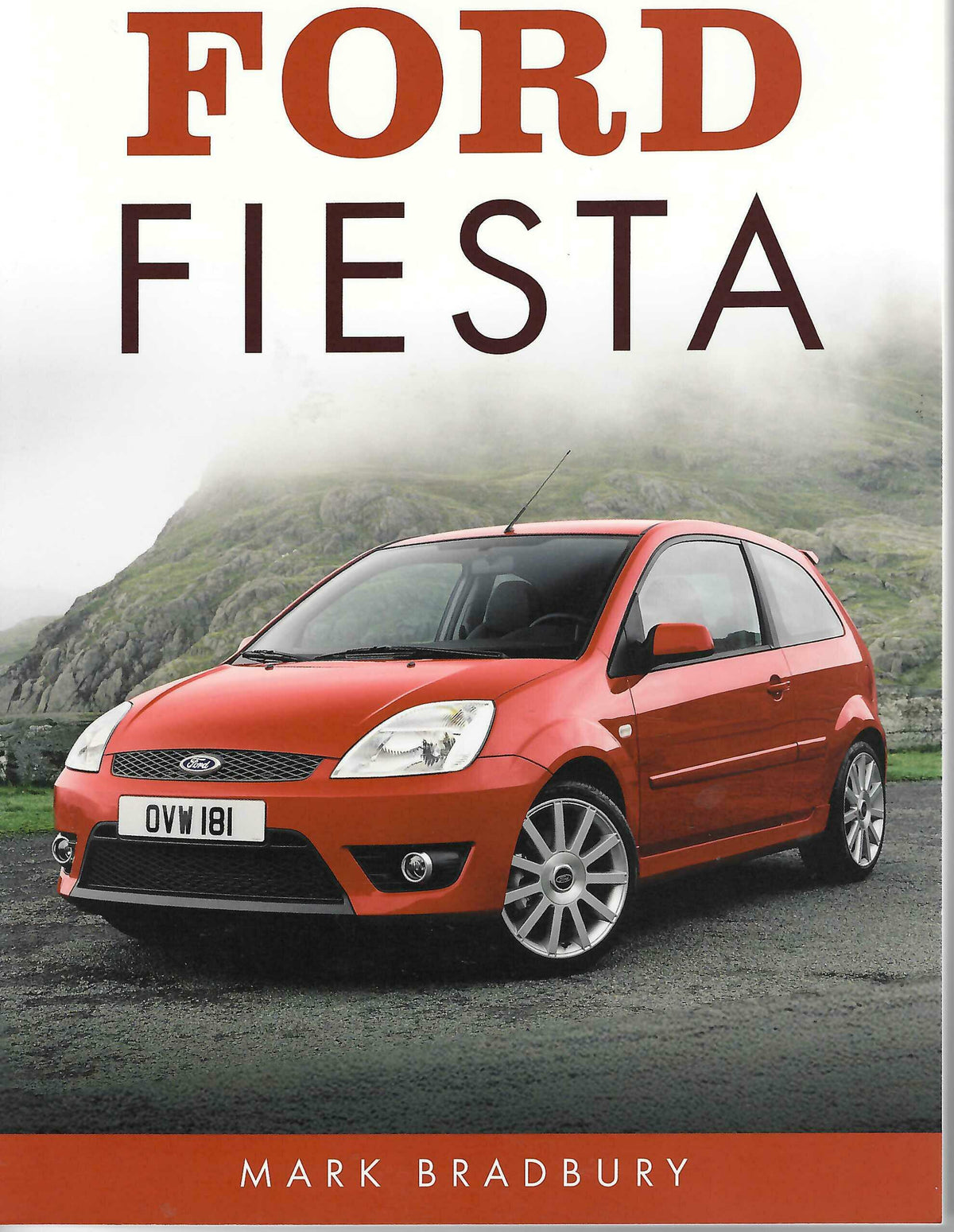 Ford Fiesta Mark Bradbury book cover with red hatchback car