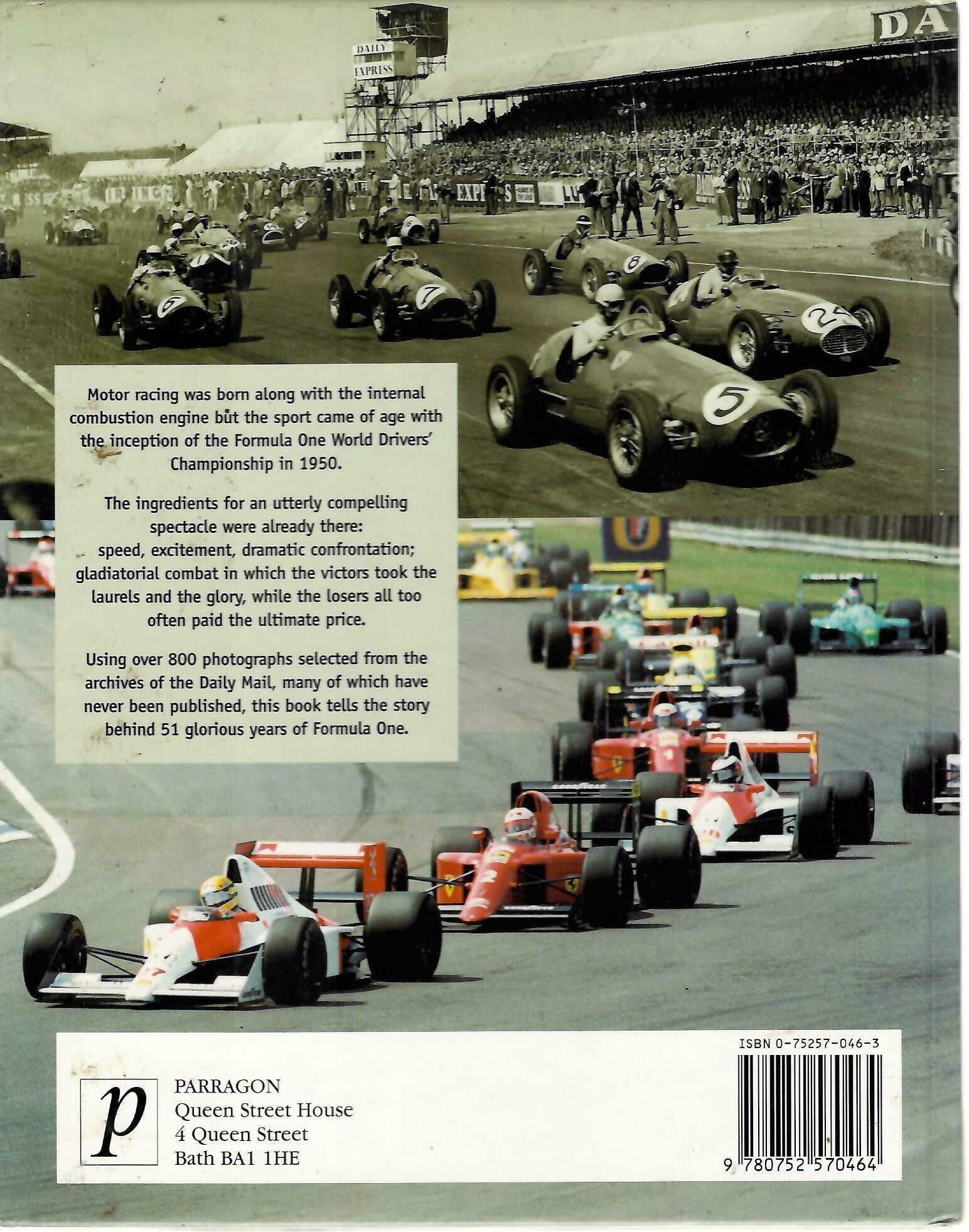 Formula One Unseen Archives - Tim Hill Hardcover F1 Grand Prix Daily Mail History