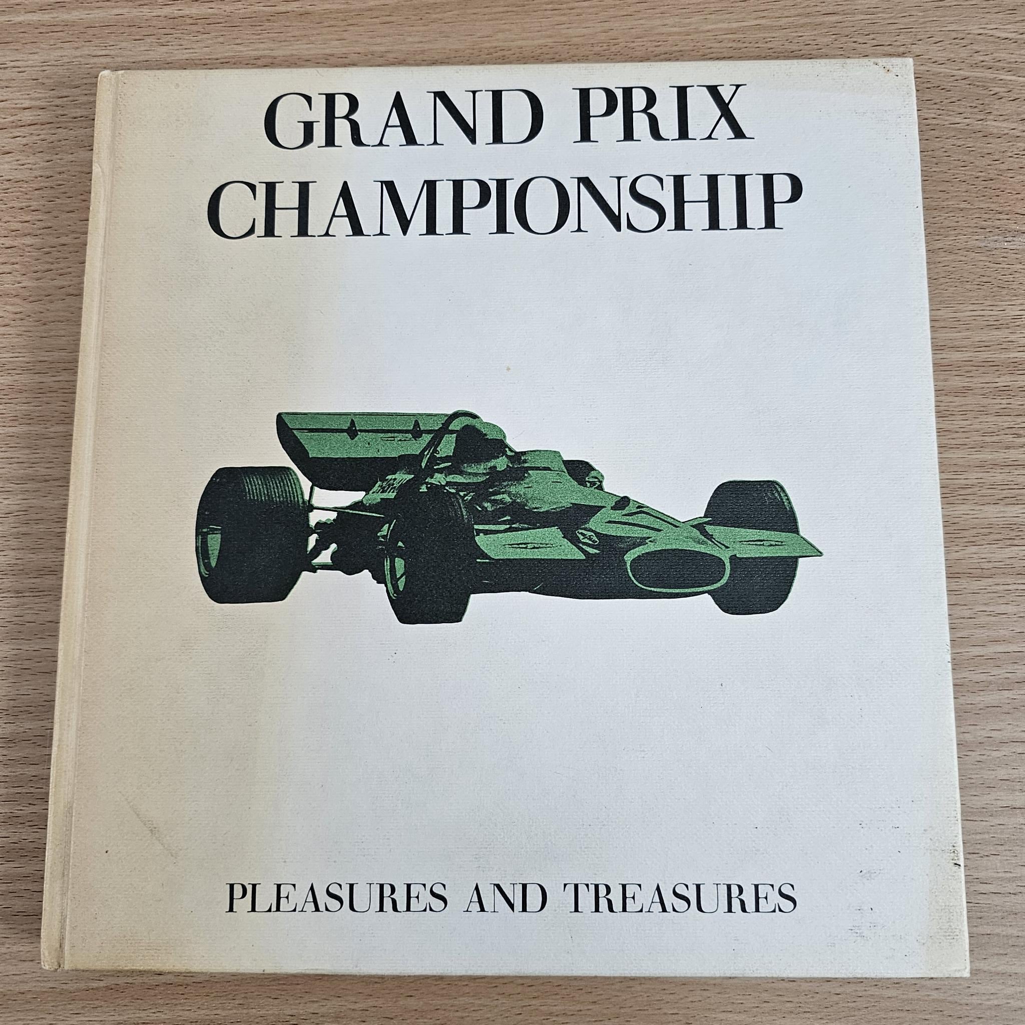 Grand Prix Championship 1950-70 - Anthony Pritchard 1971 Hardcover Book