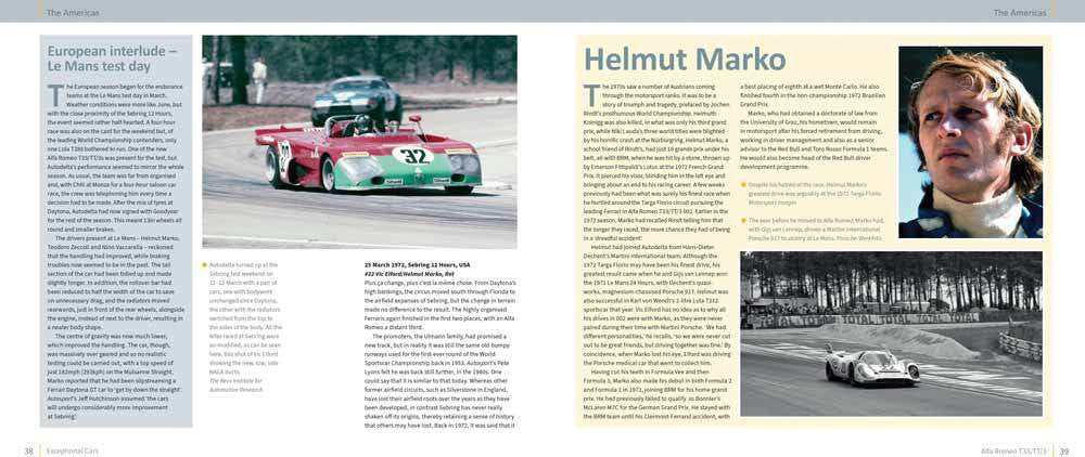Alfa Romeo T33/TT/3 - The remarkable story of 115.72.002 -Exceptional Cars Series 10 (9781907085345)