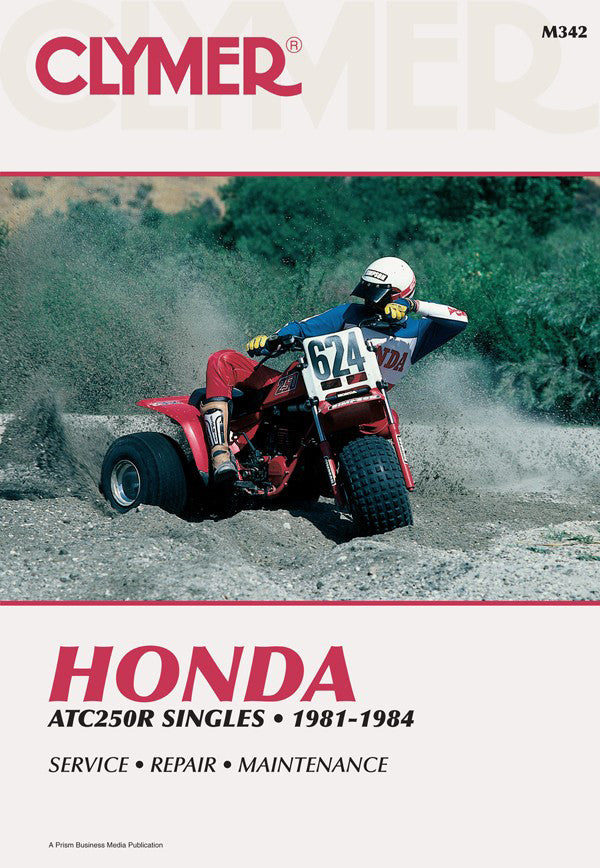 Honda ATC250R singles 1981-1984 service repair maintenance manual cover by CLYMER