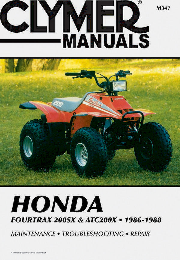 Honda Fourtrax 200SX & ATC200X service repair manual, 1986–1988 cover with ATV