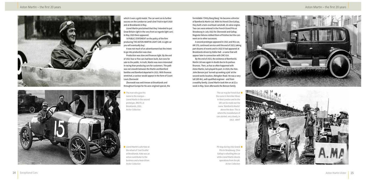 Aston Martin Ulster The Remarkable History of CMC 614, Exceptional Cars Series 5