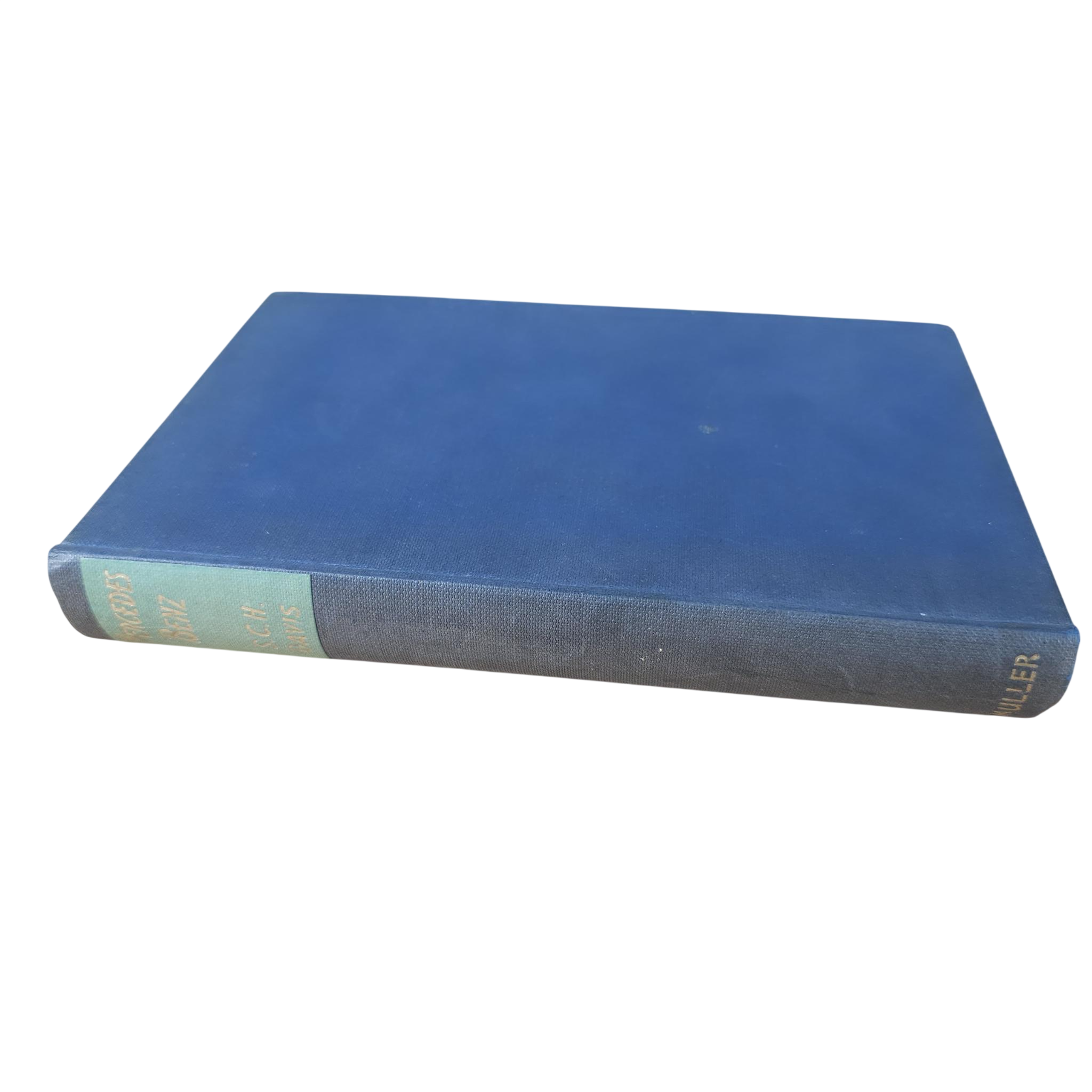 Vintage Mercedes-Benz S. C. H. Davis hardcover book with blue cloth cover