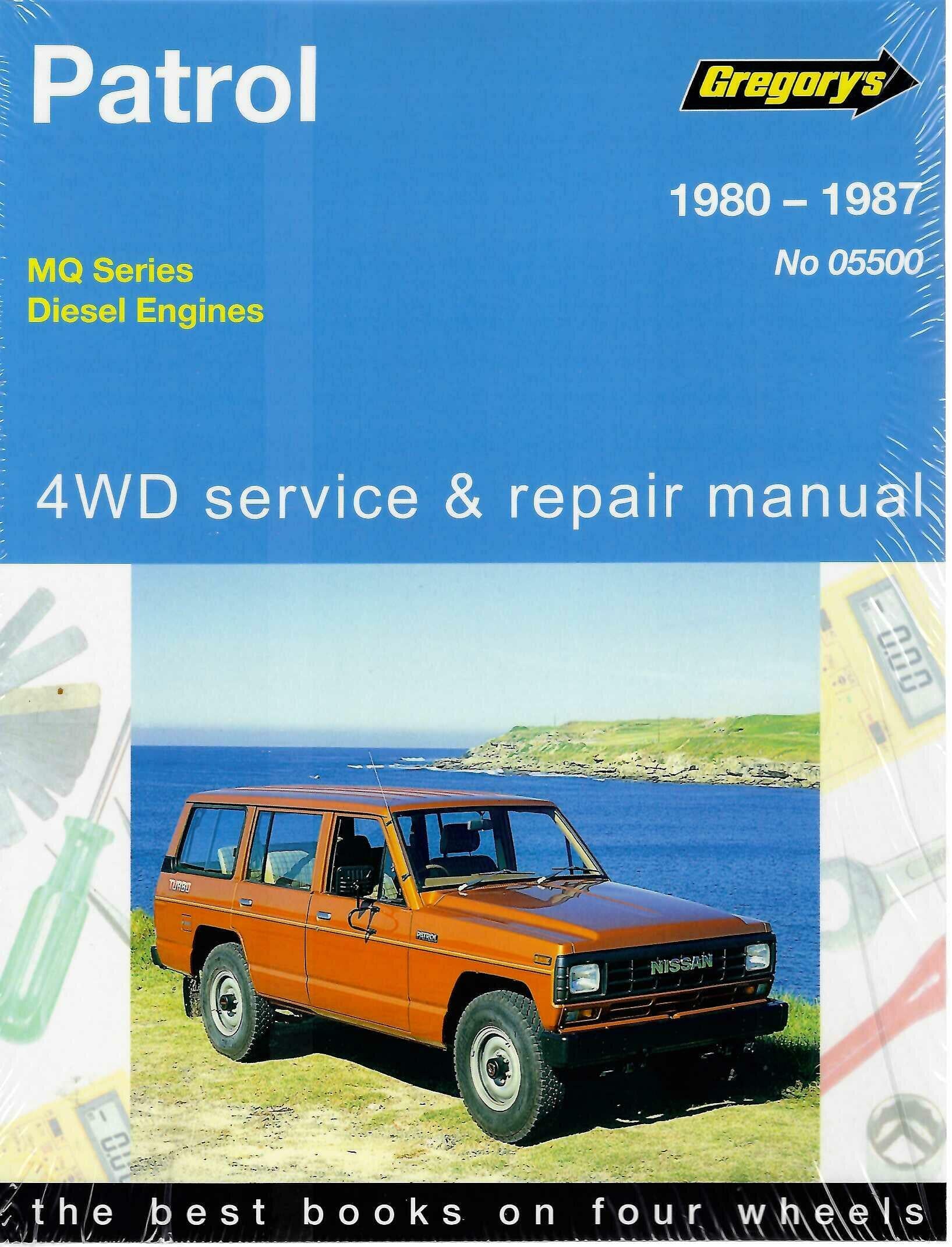 Gregory's 4WD service and repair manual for Nissan Patrol MQ diesel, 1980-1987