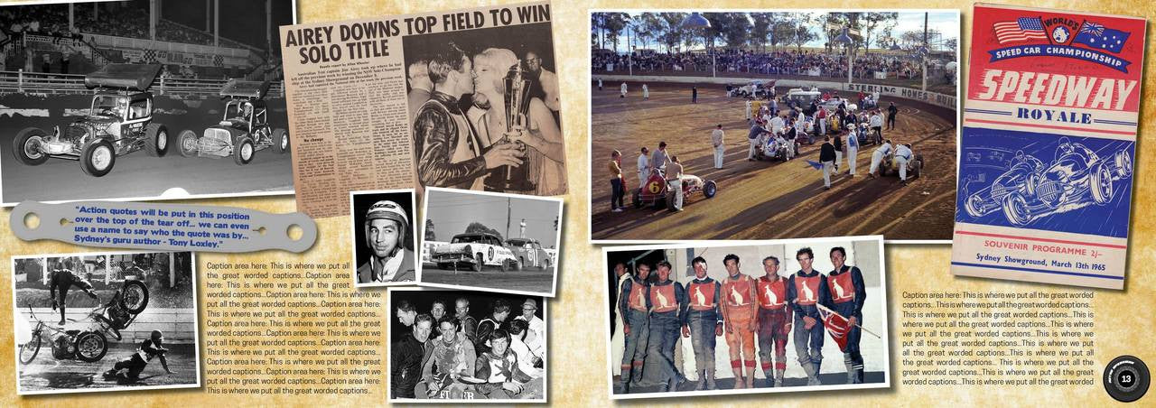 Speedway Action - Australian Oval Track Racing 1960 - 1990