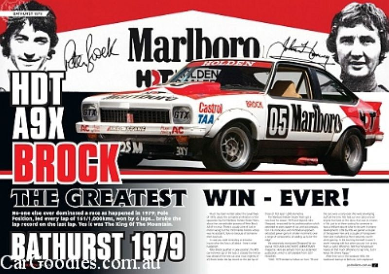 JUST HOLDENS Issue 37 -GTR Torana and Brock 1979 Anniversaries GTR TORANA & BROCK 1979 Anniversaries Magazine
