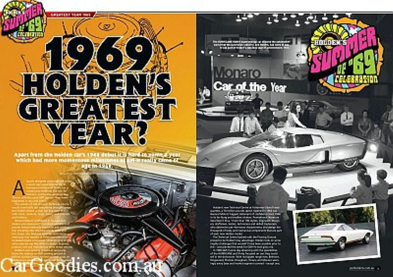 JUST HOLDENS Issue 37 -GTR Torana and Brock 1979 Anniversaries GTR TORANA & BROCK 1979 Anniversaries Magazine
