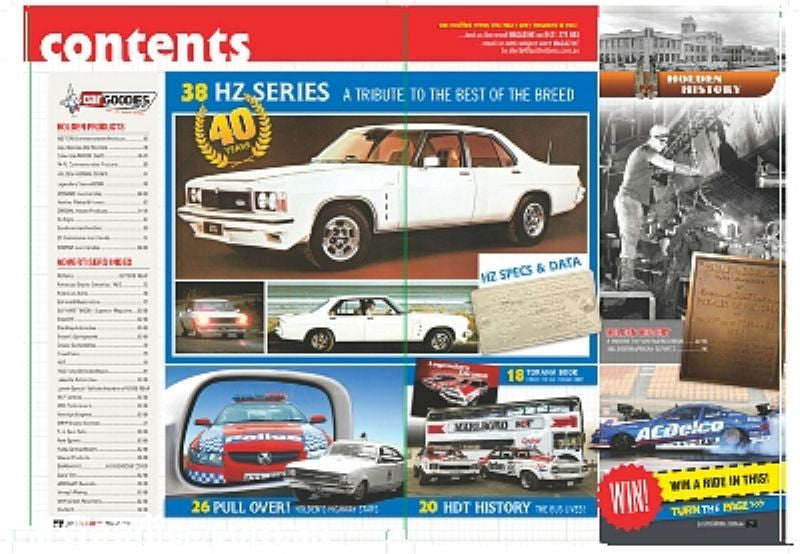 JUST HOLDENS Issue 35 - AUSSIE HERO - Last of the great Aussie Holdens - the best! Magazine