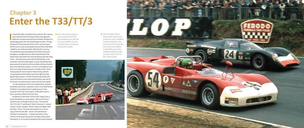 Alfa Romeo T33/TT/3 - The remarkable story of 115.72.002 -Exceptional Cars Series 10 (9781907085345)