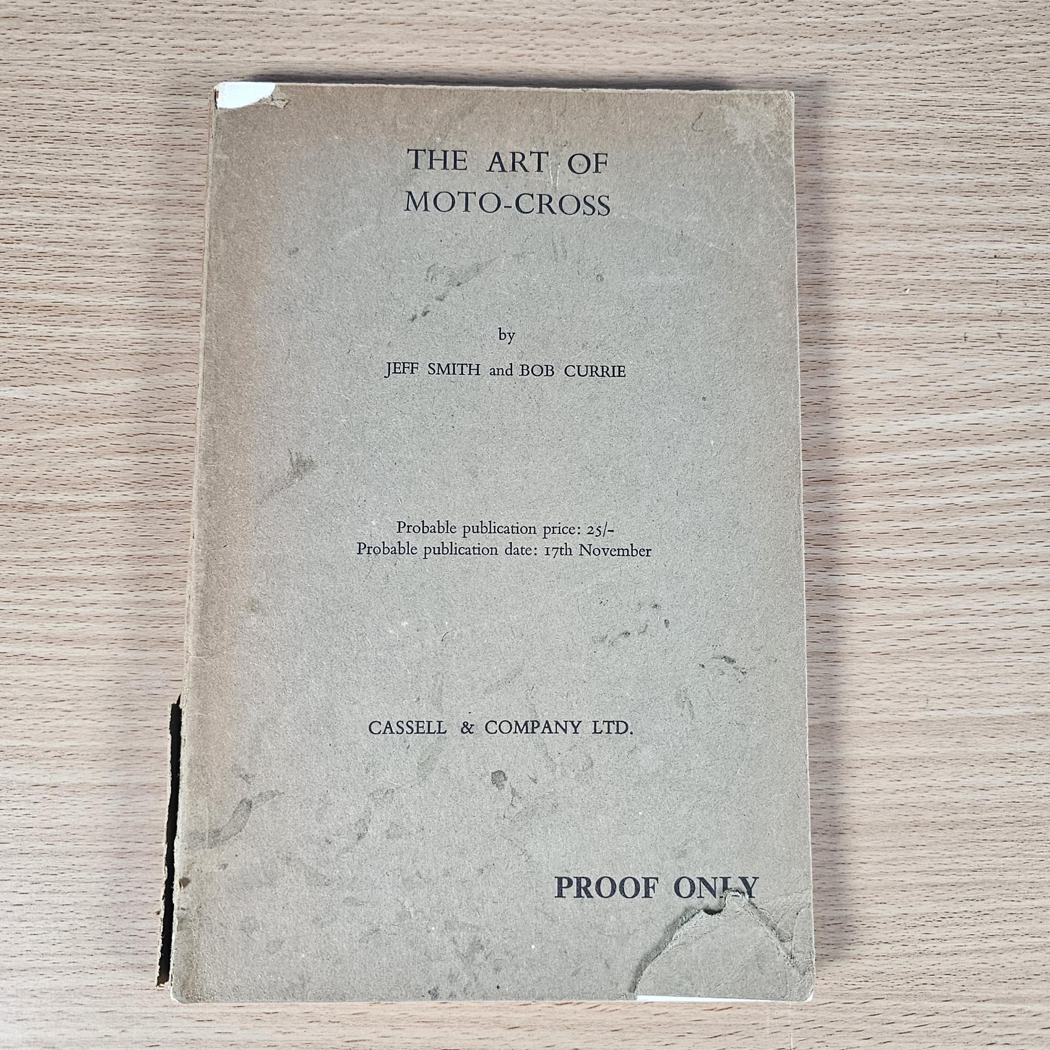 Advance uncorrected proof booklet cover, light gray with “Proof Only” text at bottom