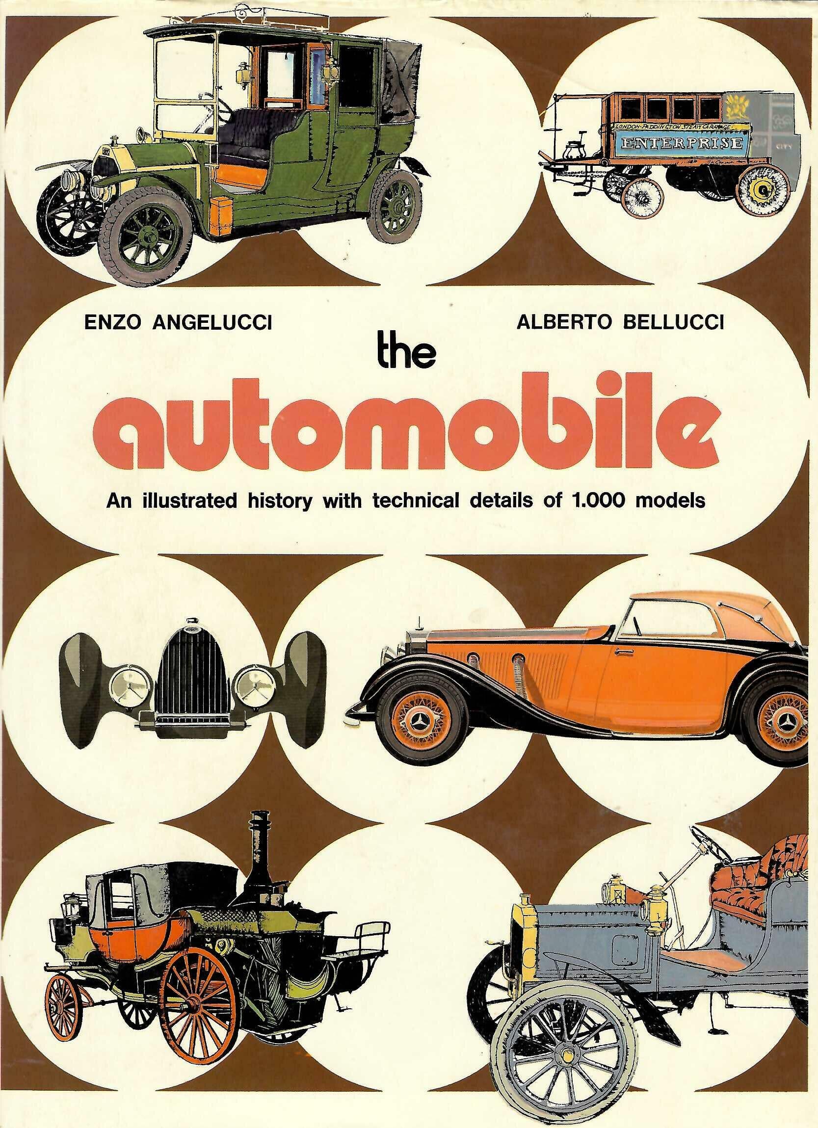 The Automobile An Illustrated History Enzo Angelucci Hardcover 1000 Models Vintage Car