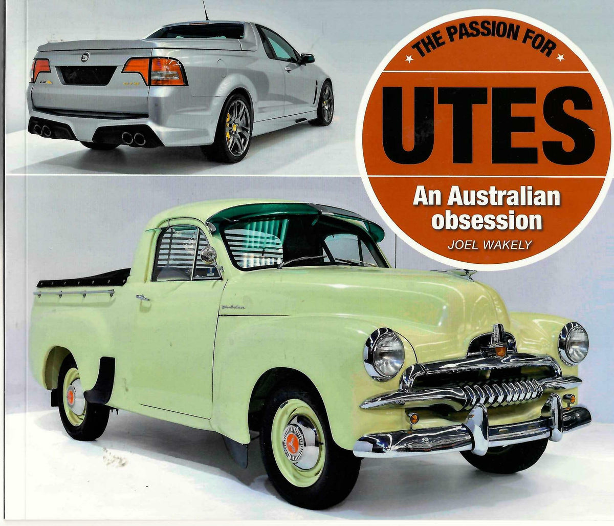 Paperback book cover with illustrated ute and 'UTES' logo