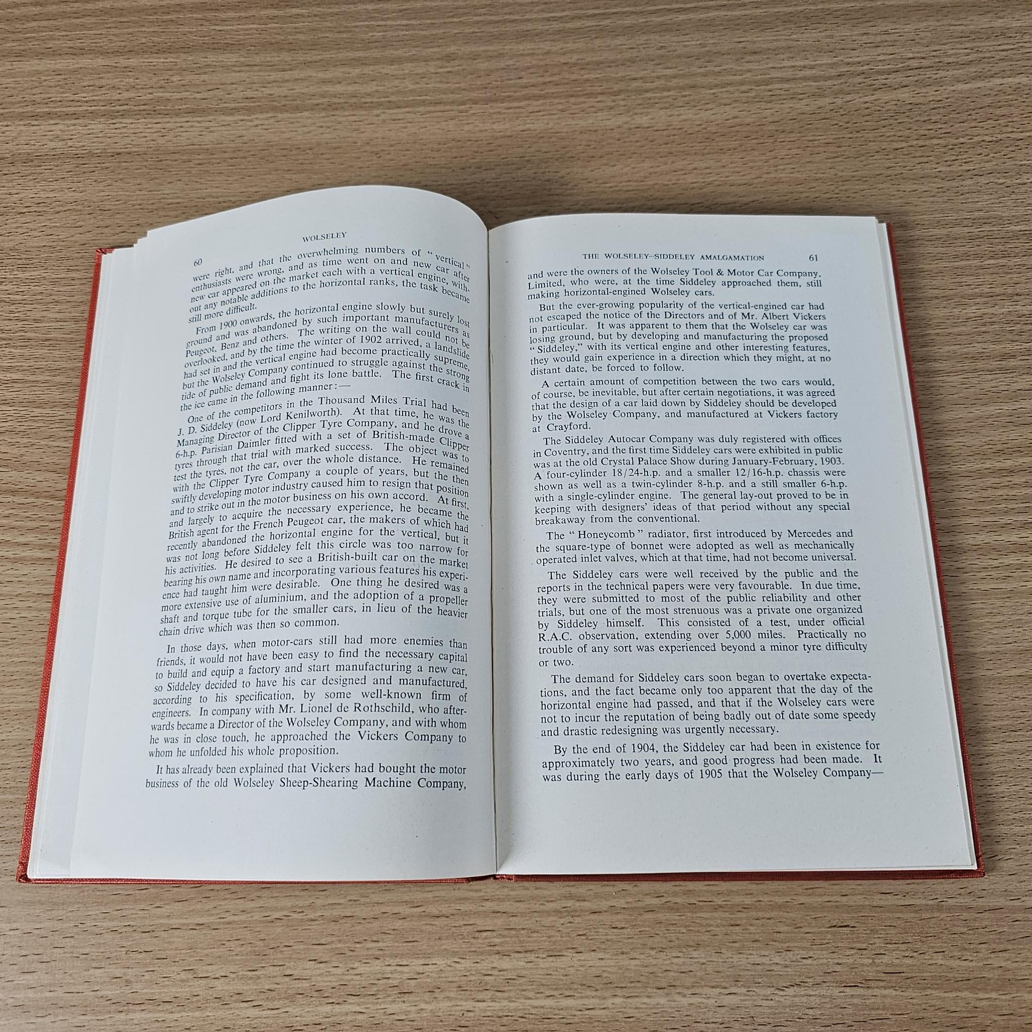 Open book spread with paragraphs of printed text on both pages