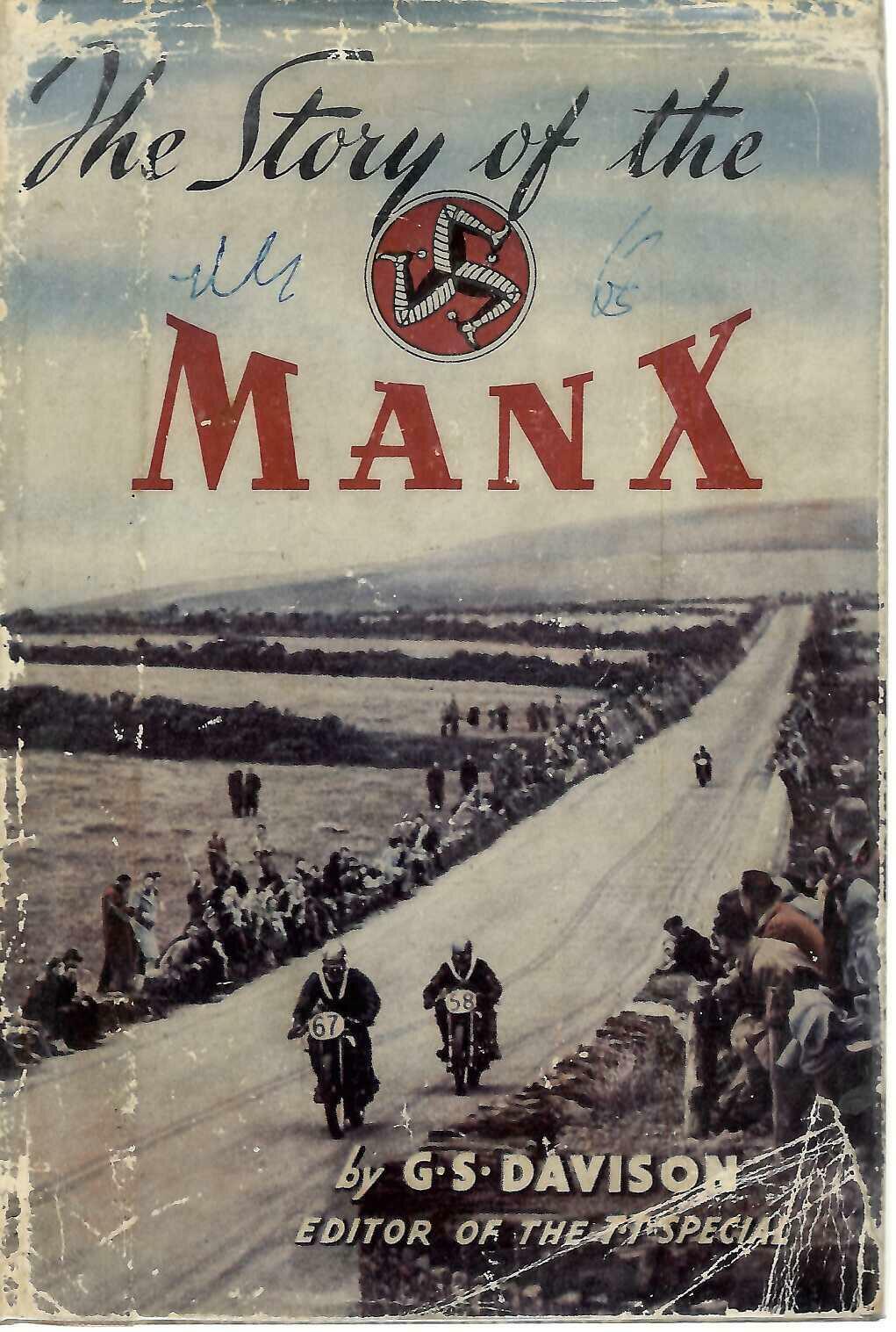 The Story of the Manx by G. S. Davison (1st Edn 1948 Hardcover with Dust Jacket)