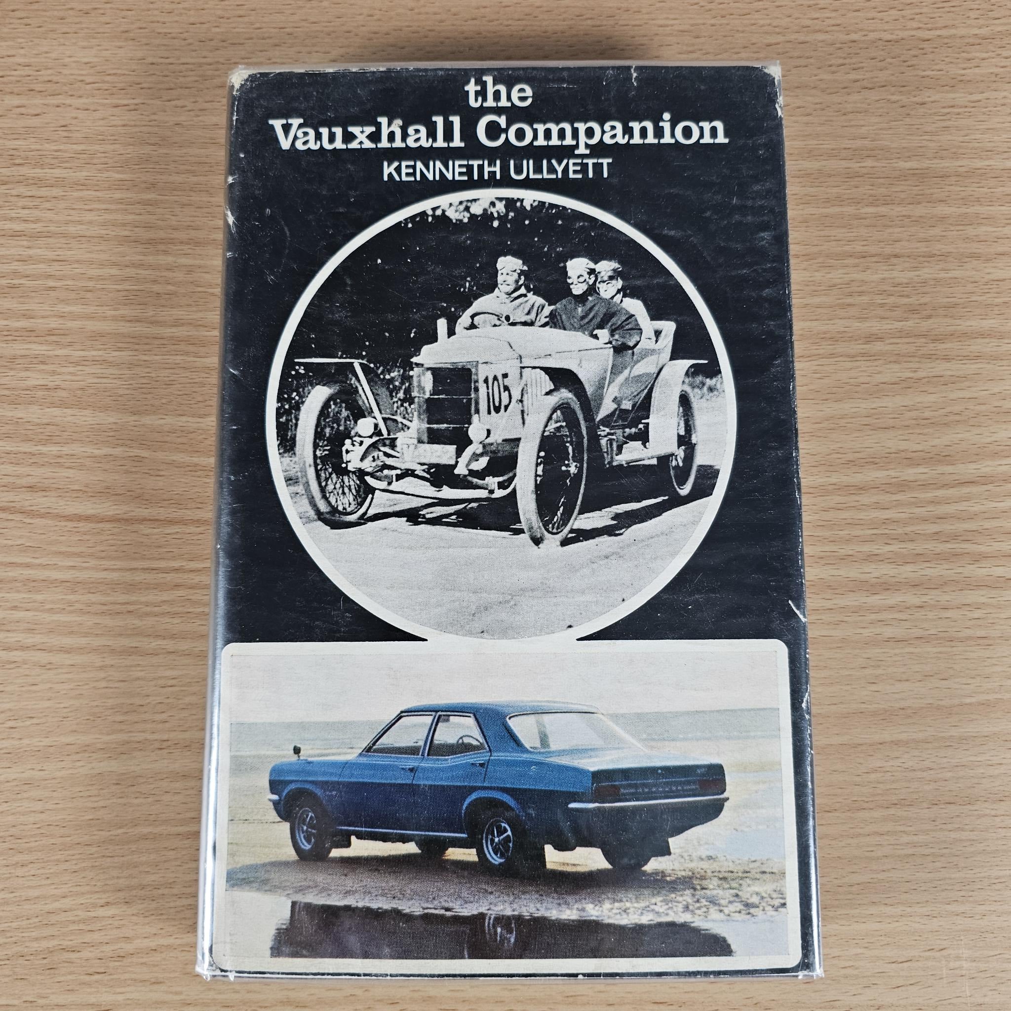 The Vauxhall Companion by Kenneth Ullyett book showing front cover with car images