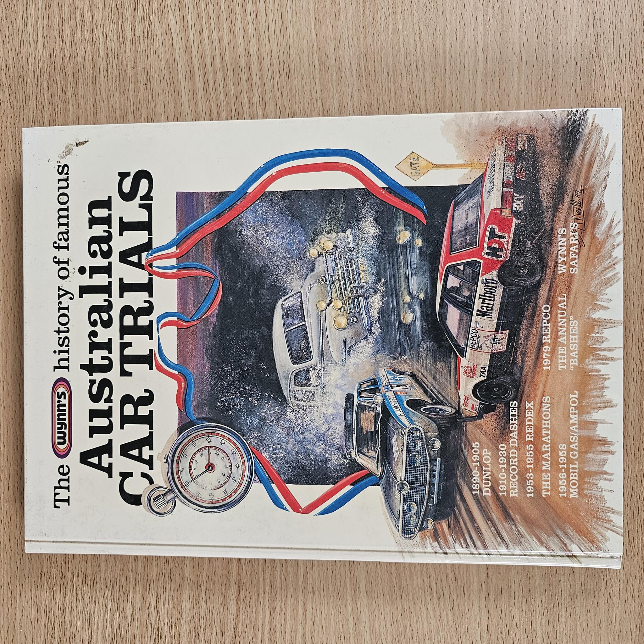 The Wynn's History of Famous Australian Car Trials — Bill Tuckey | Golden Press | 1st Edition Hardcover
