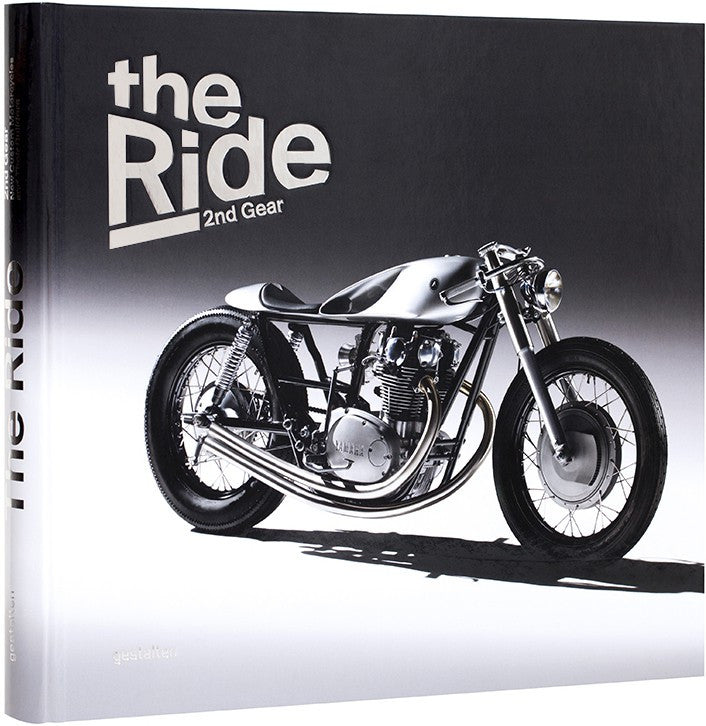 Motorcycle book cover with the Ride 2nd Gear title and classic bike on front