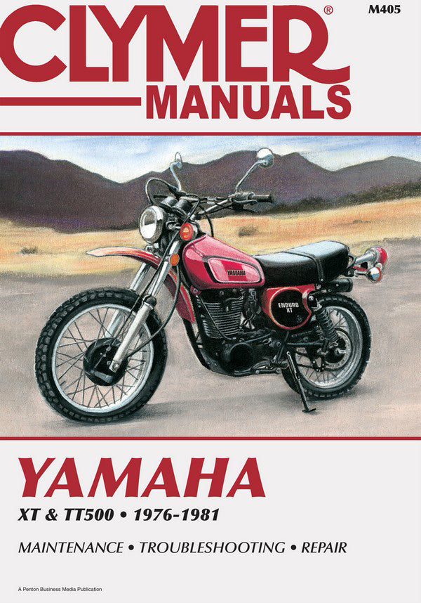 Yamaha XT500 and TT500 Singles 1976 - 1981 Workshop Manual (CM405)