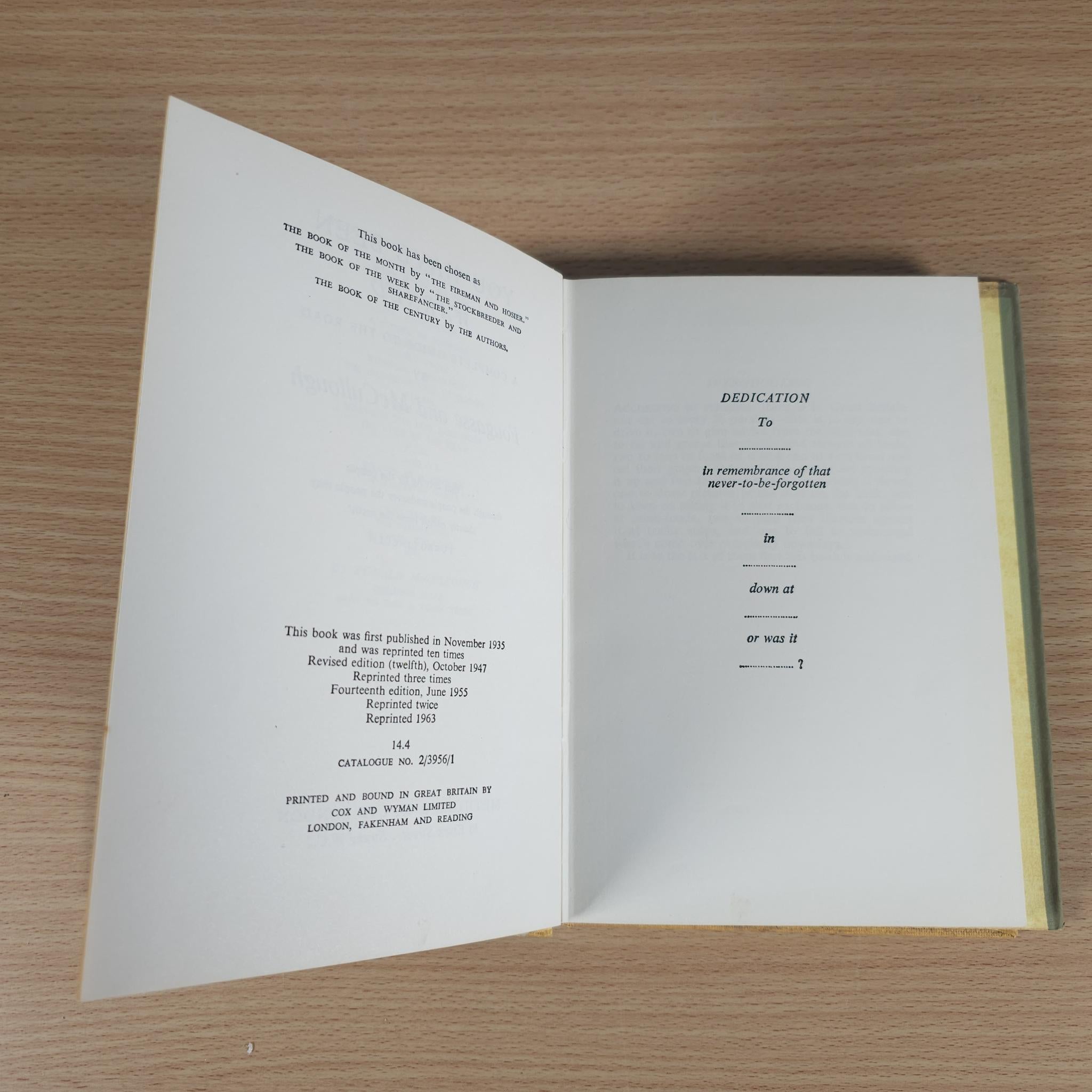 You Have Been Warned: A Complete Guide to the Road – Fougasse & McCullough (1963)